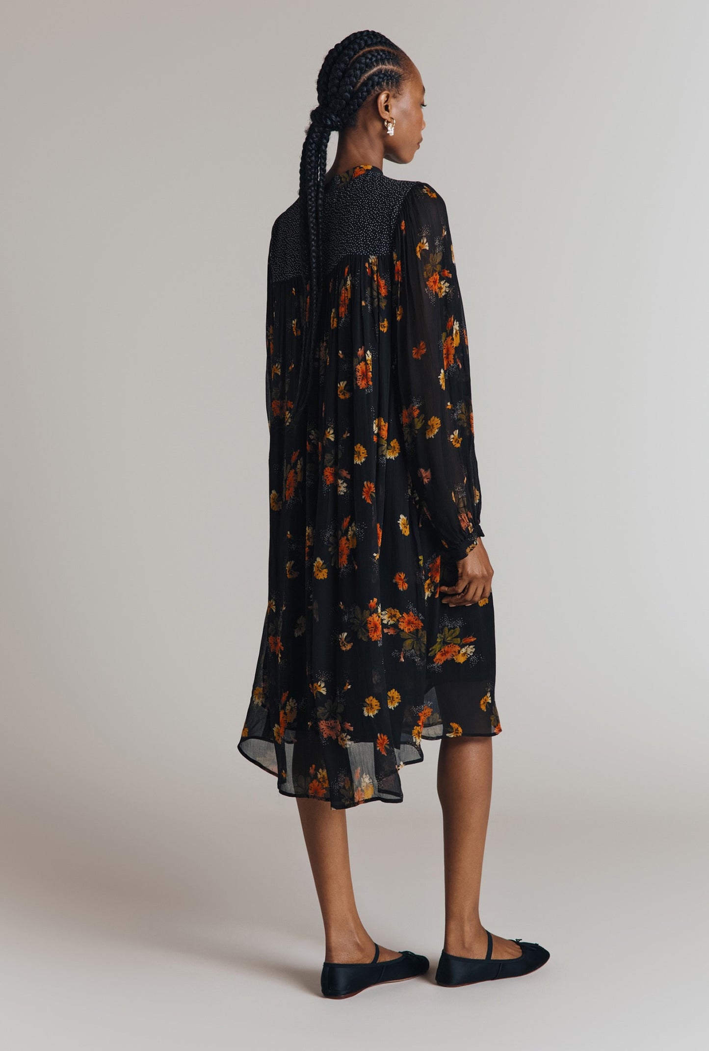 Penelope Mixed Floral Print Dress
