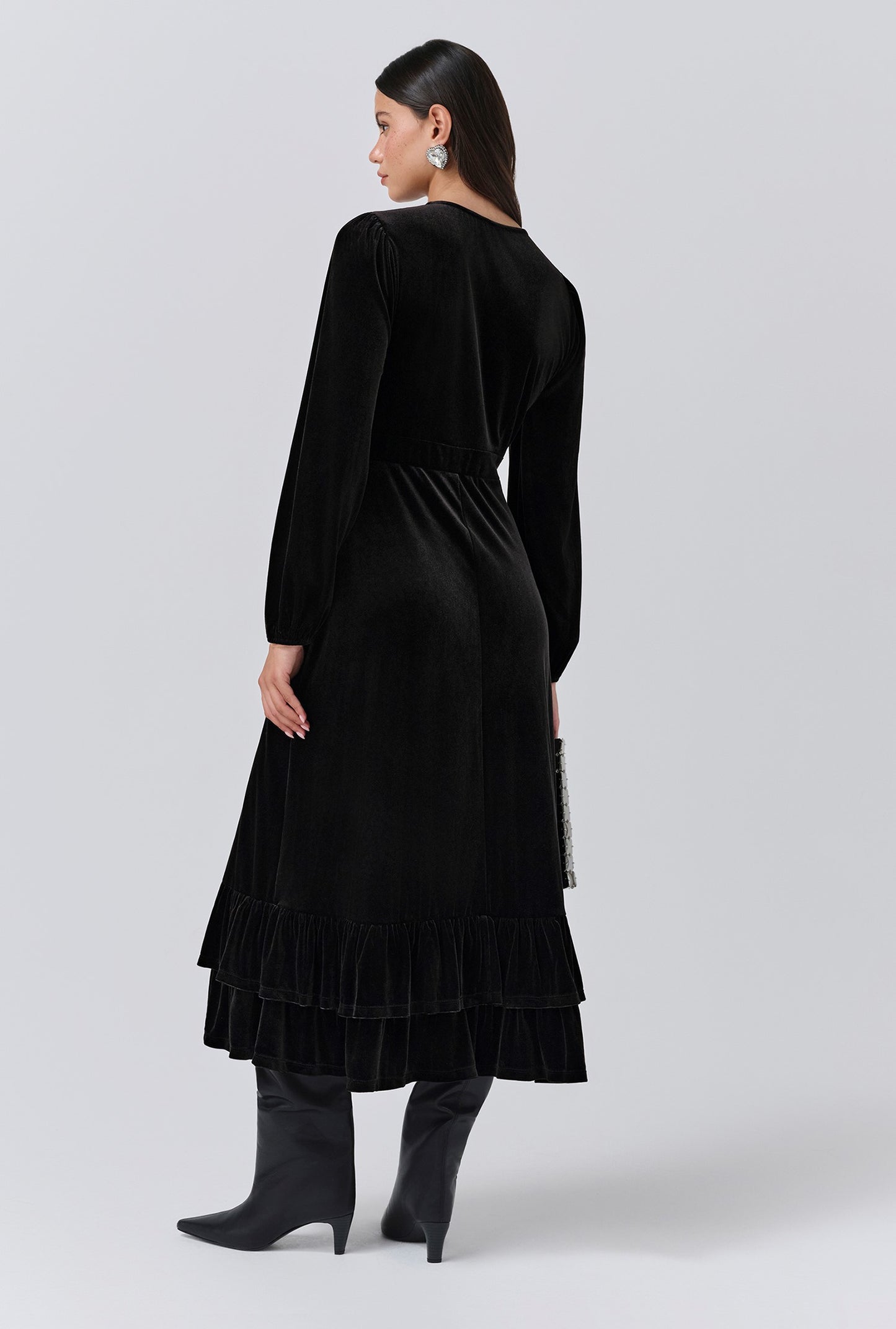 Elenanor Velvet Midi Dress