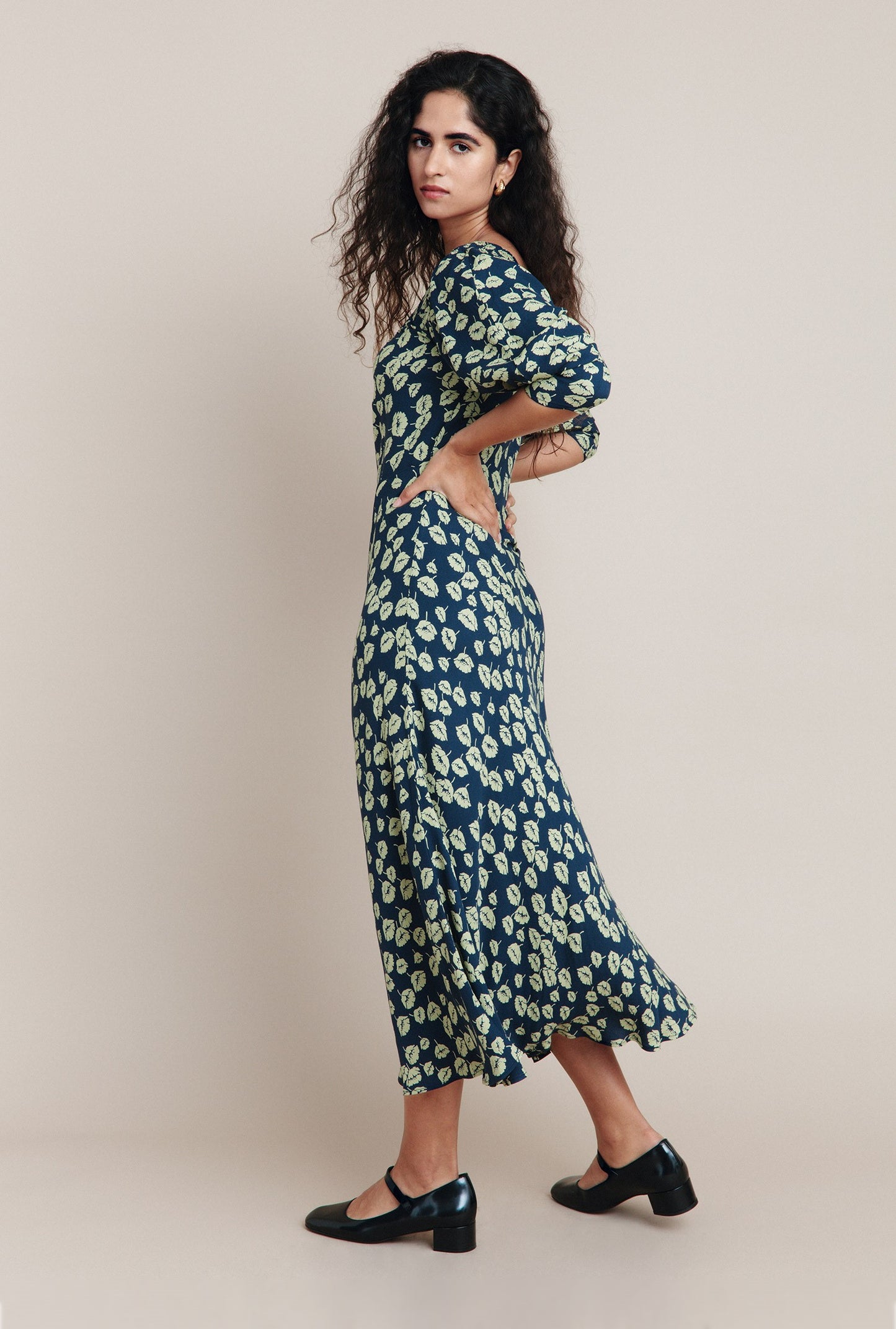 Daniella Crepe Midi Dress