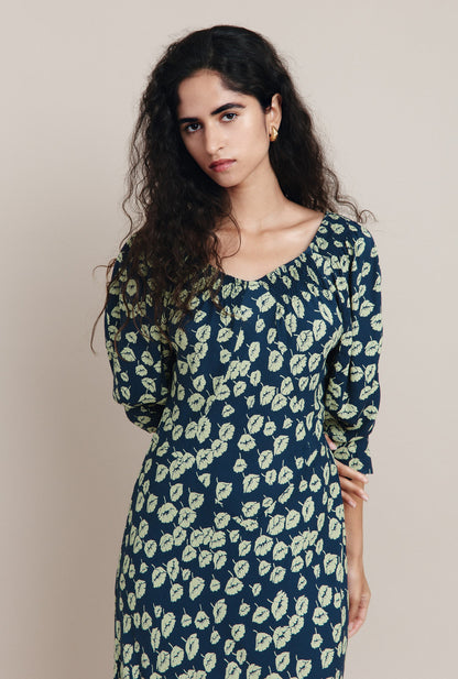 Daniella Crepe Midi Dress