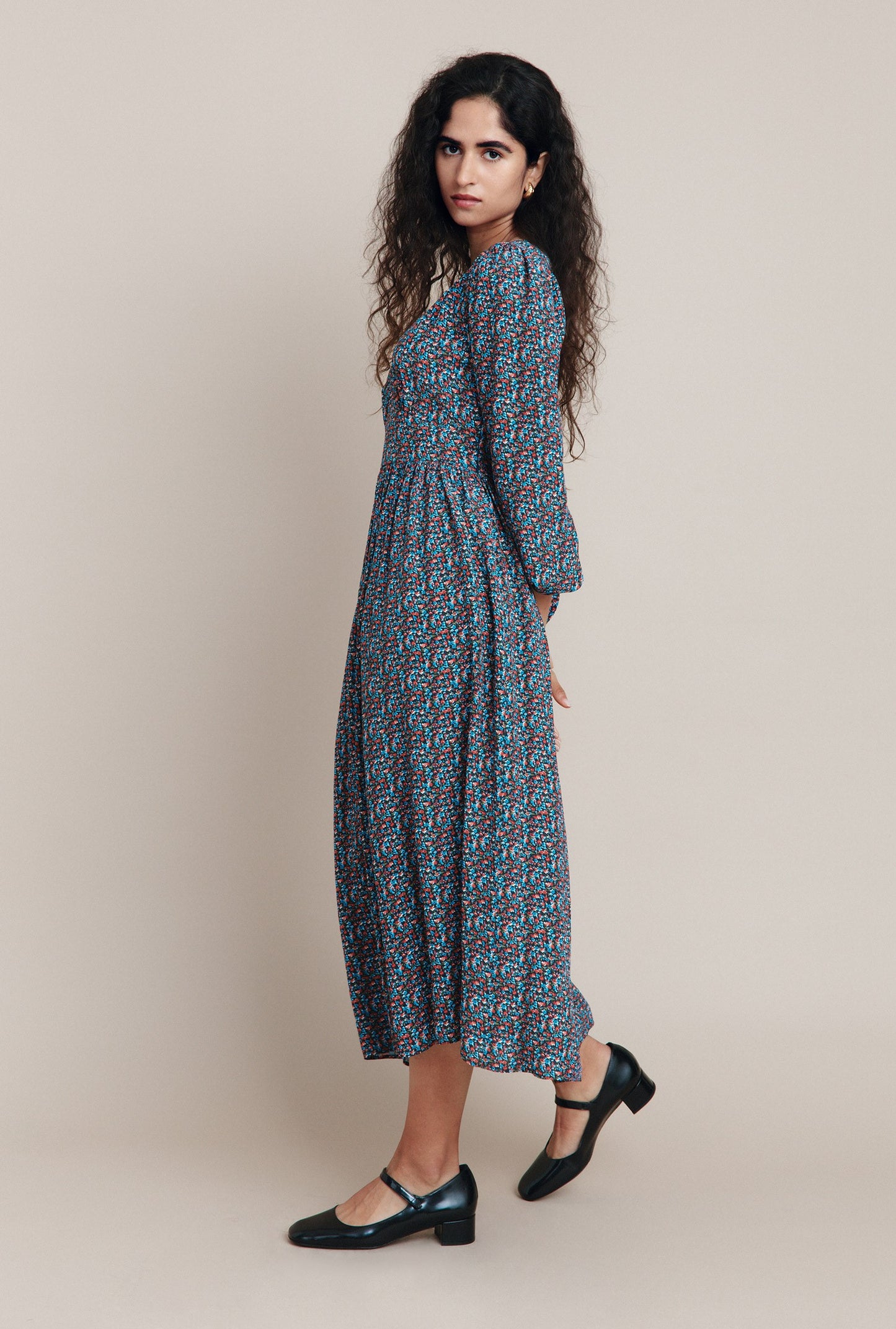 Arley Crepe Midi Dress