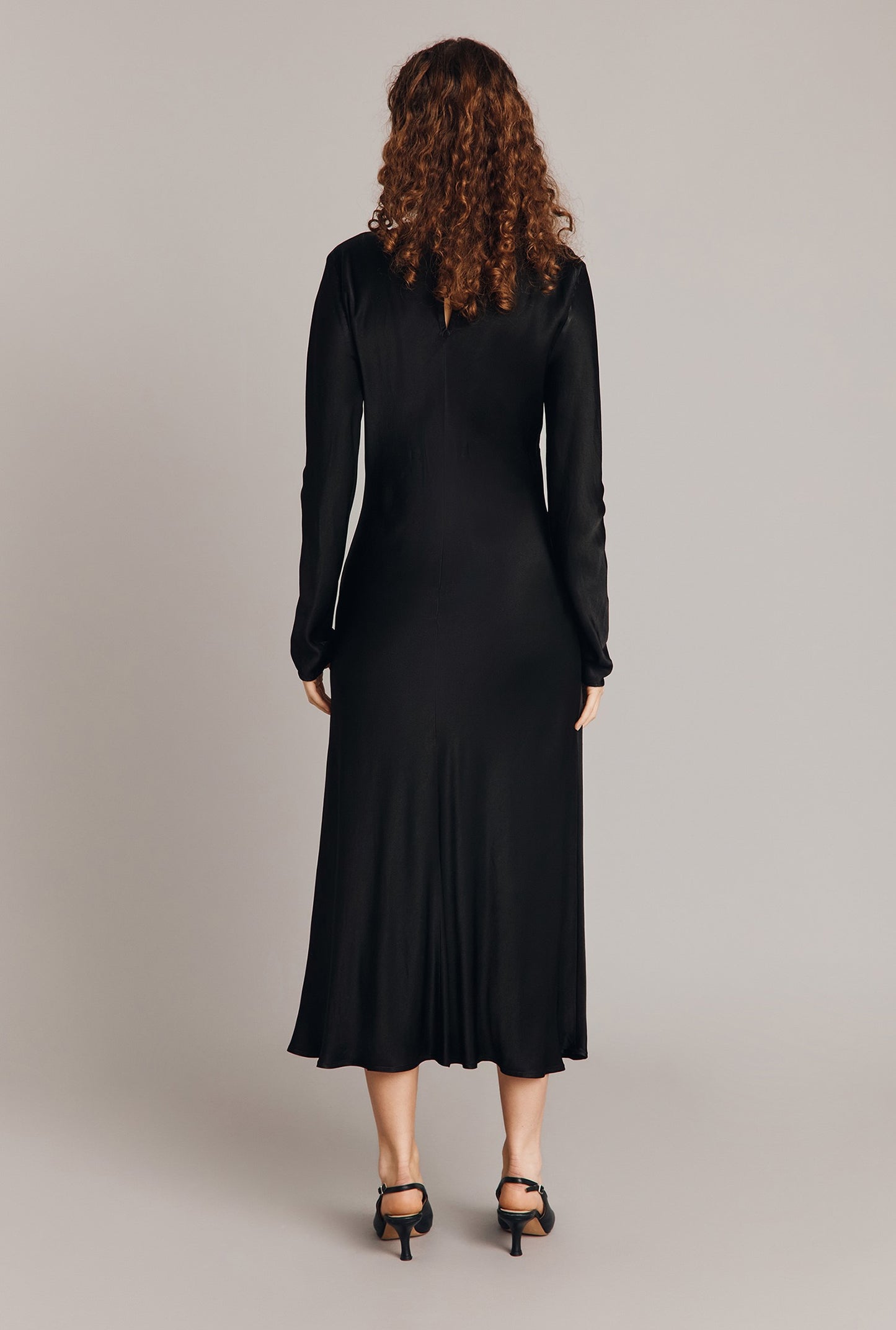 Freya Satin Midi Dress