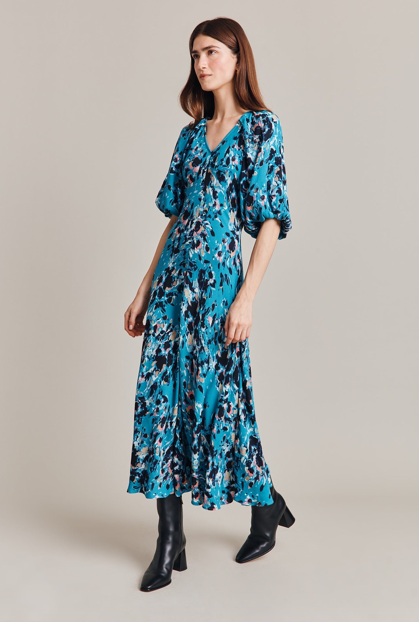 Dana Crepe Midi Dress