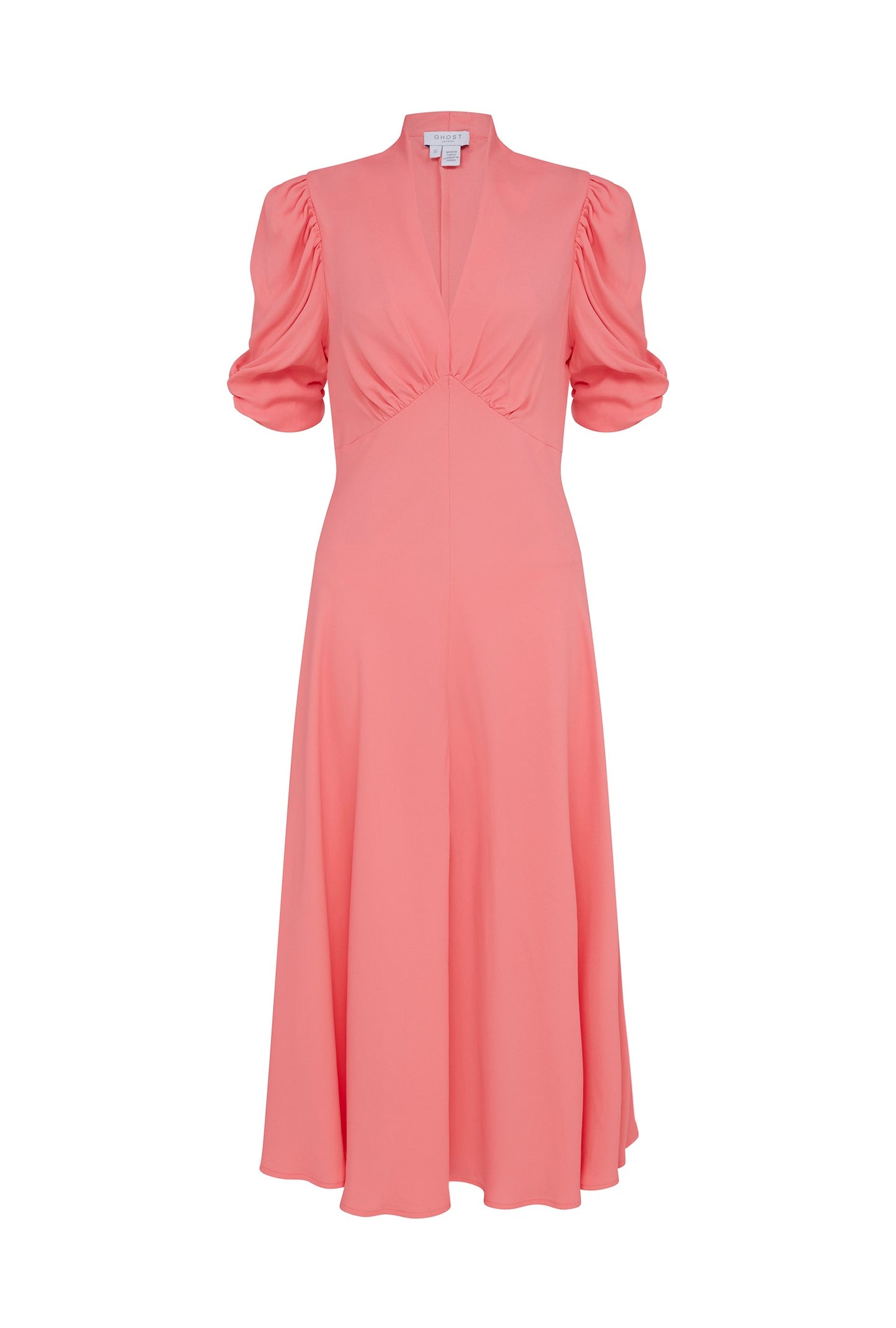 Madi Satin Back Crepe Midi Dress