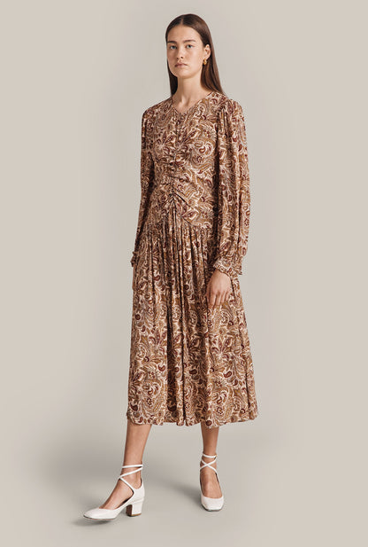 Ava Crepe Midi Dress