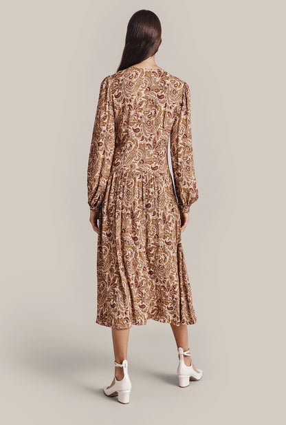 Ava Crepe Midi Dress