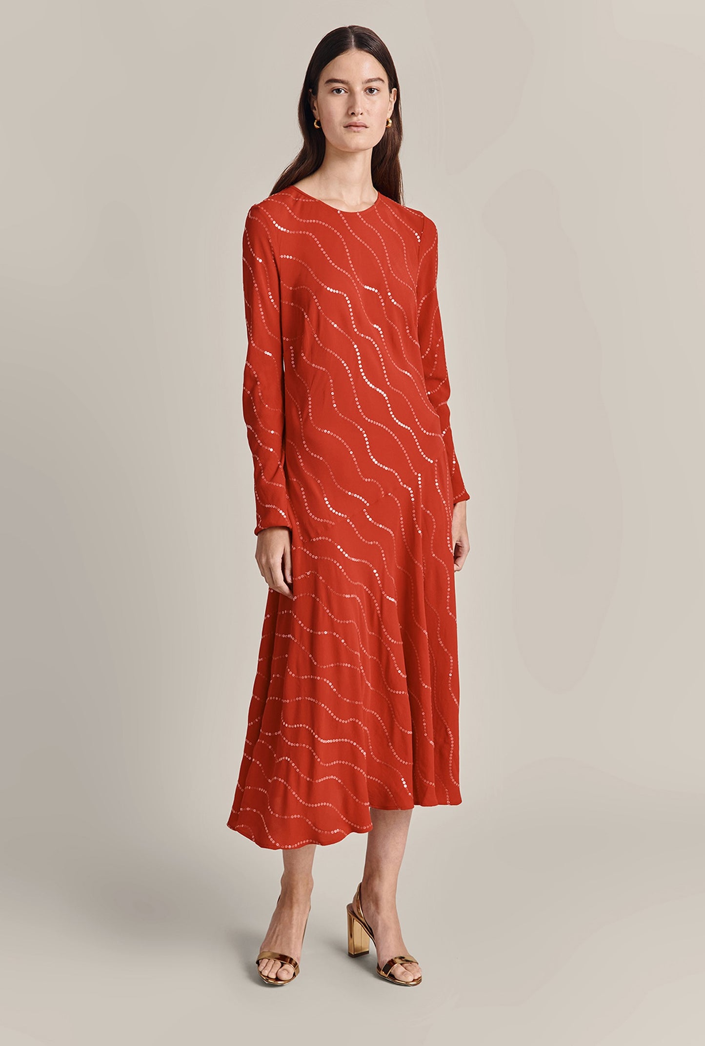 Ophelia Midi Sequin Dress
