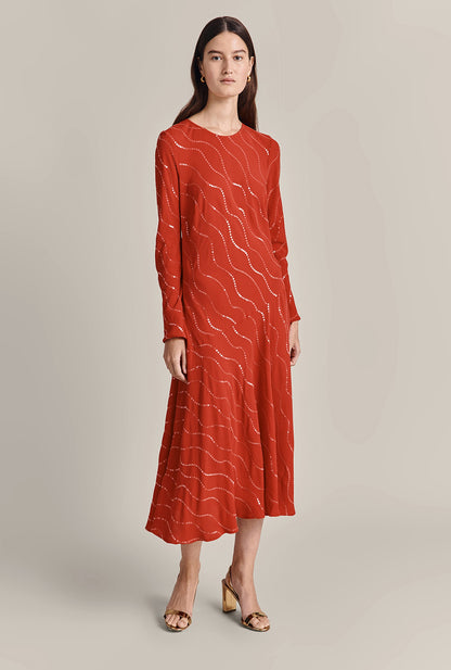 Ophelia Midi Sequin Dress