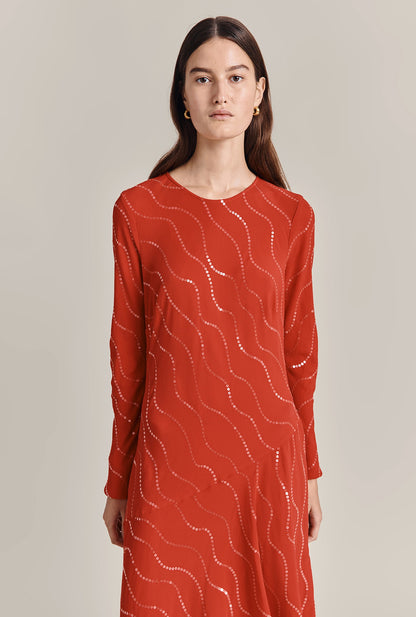Ophelia Midi Sequin Dress