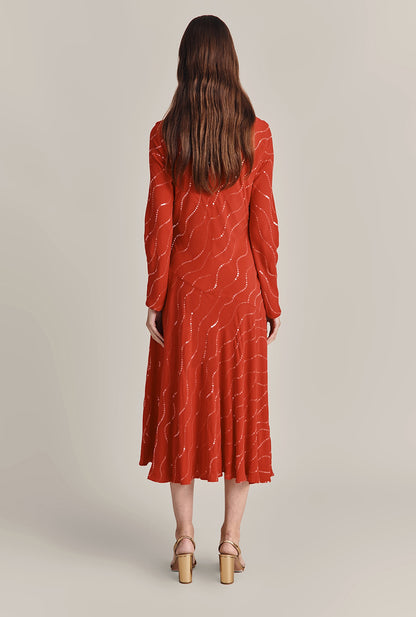 Ophelia Midi Sequin Dress