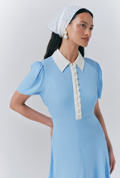 Bethan Crepe Midi Shirt Dress
