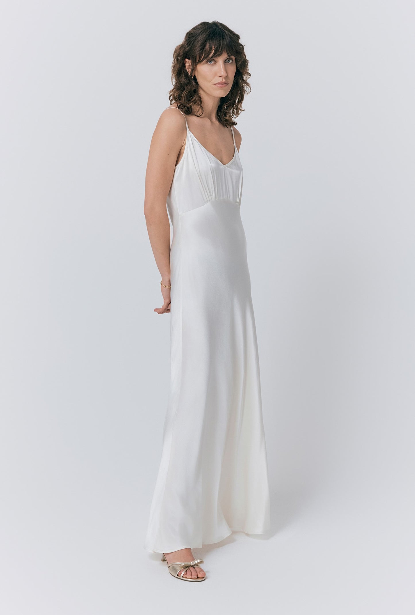 Winnie Satin Maxi Dress