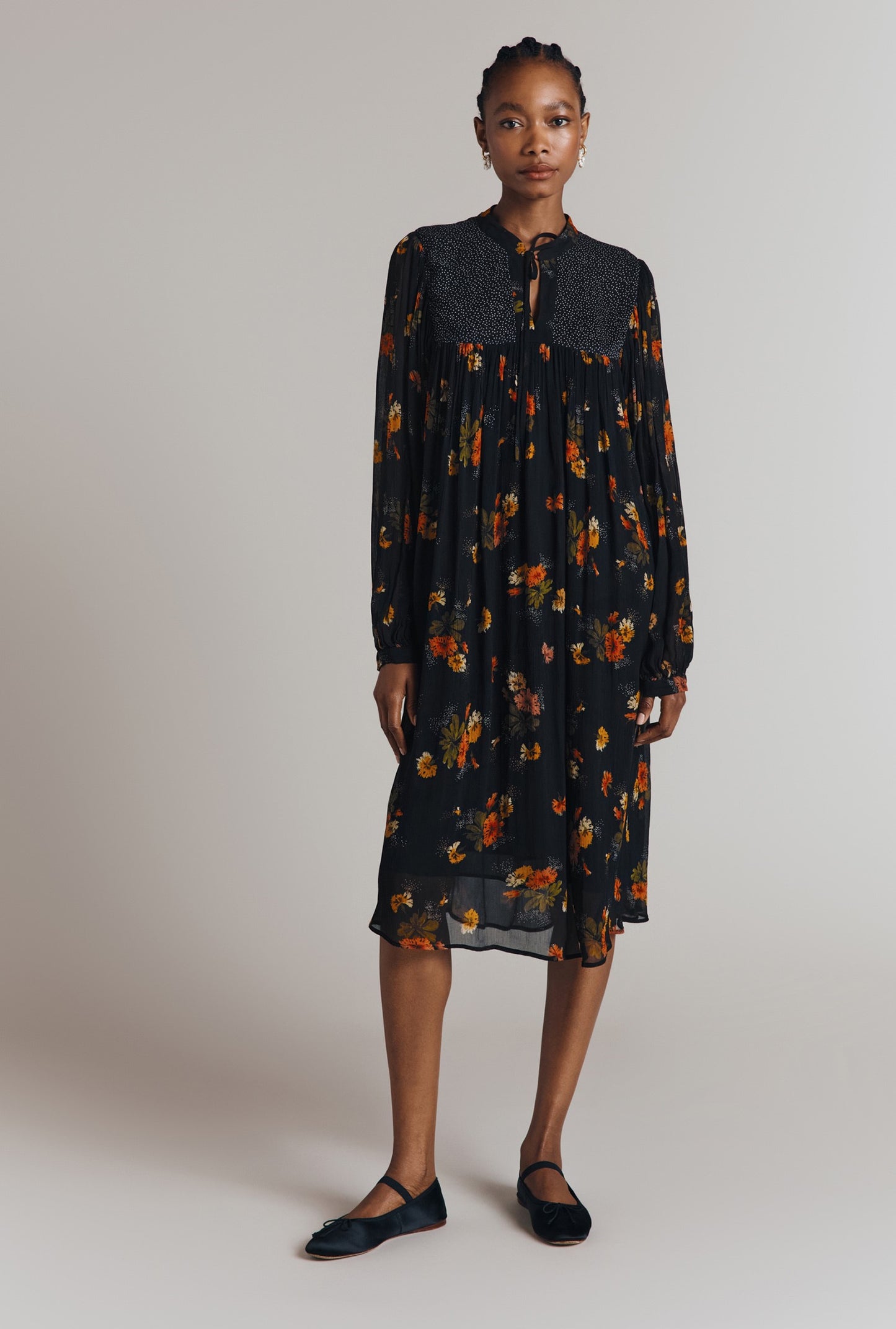 Penelope Mixed Floral Print Dress