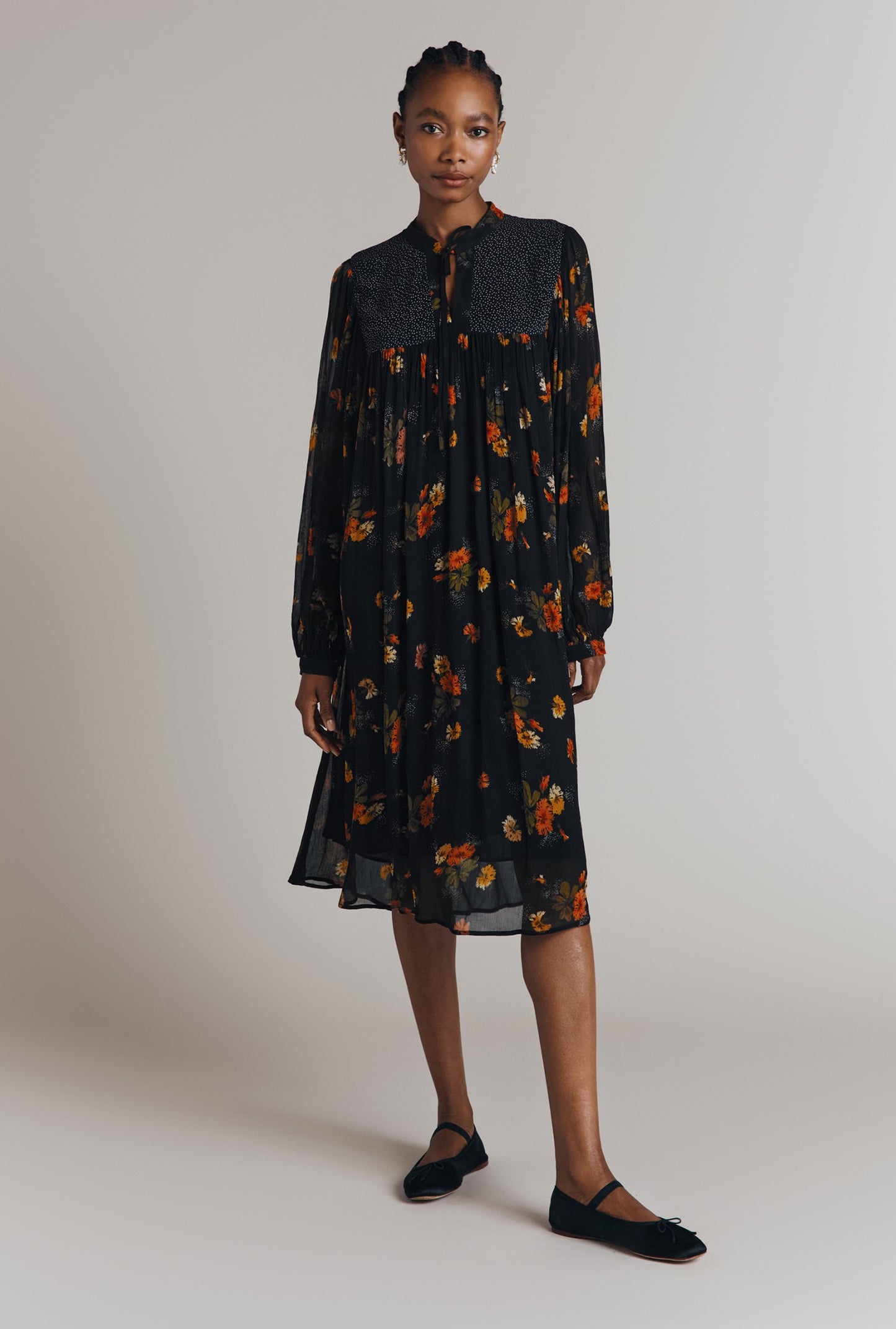 Penelope Mixed Floral Print Dress