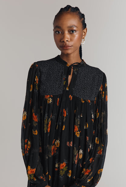 Penelope Mixed Floral Print Dress