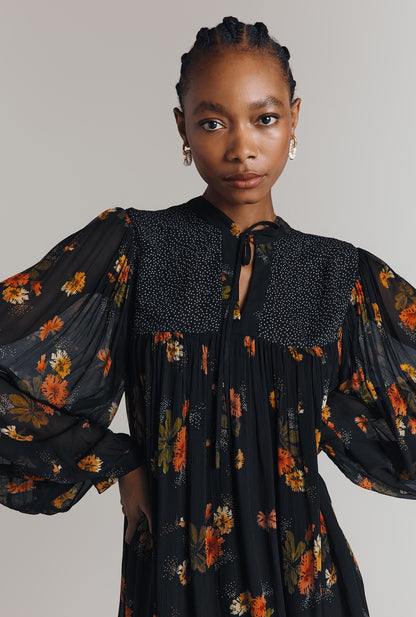 Penelope Mixed Floral Print Dress