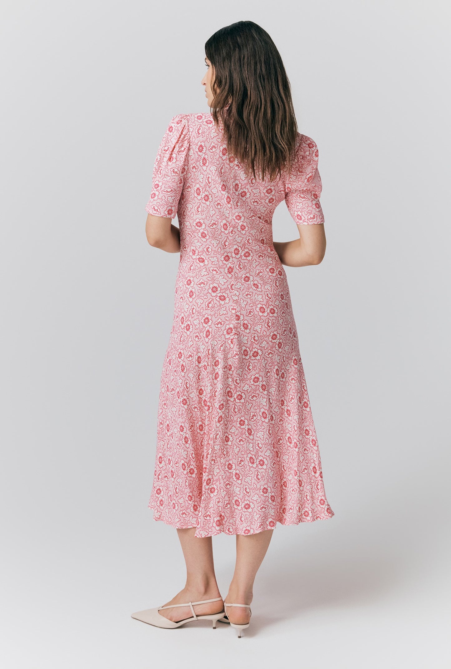 Capri Crepe Floral Midi Dress