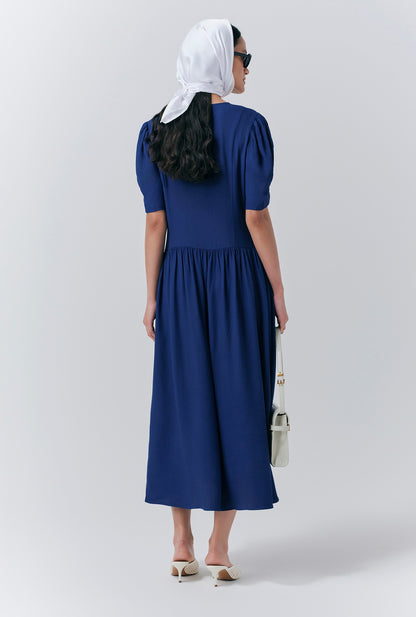 Peony Crepe Midi Dress