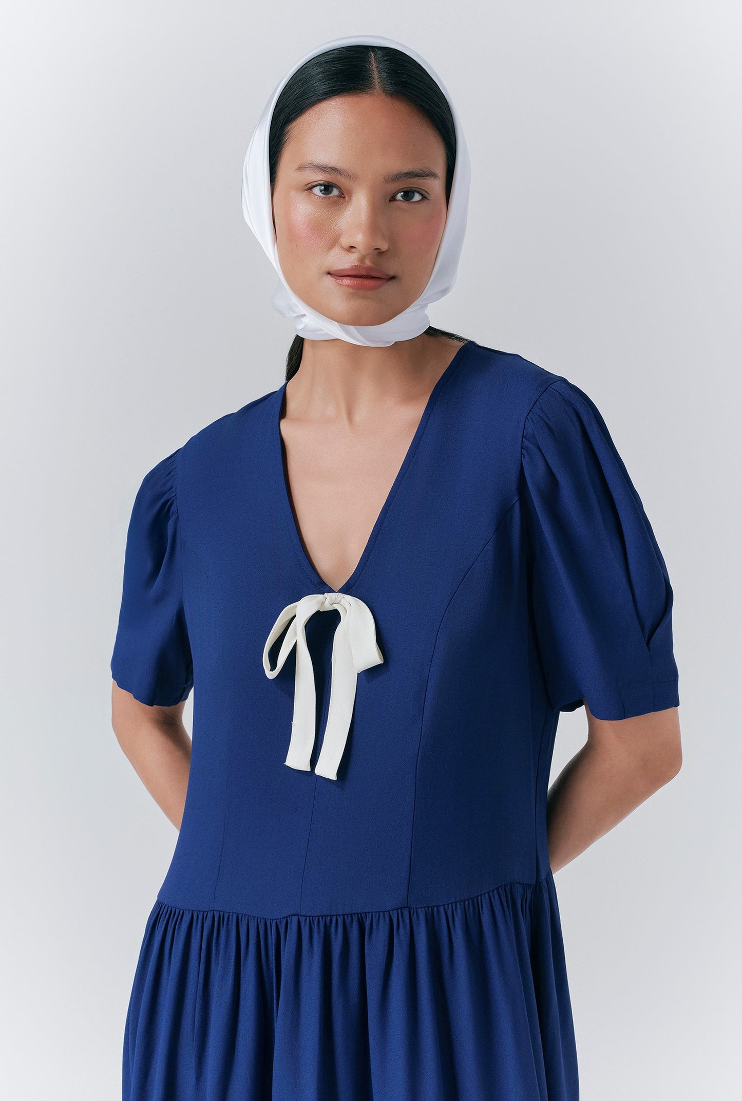 Peony Crepe Midi Dress