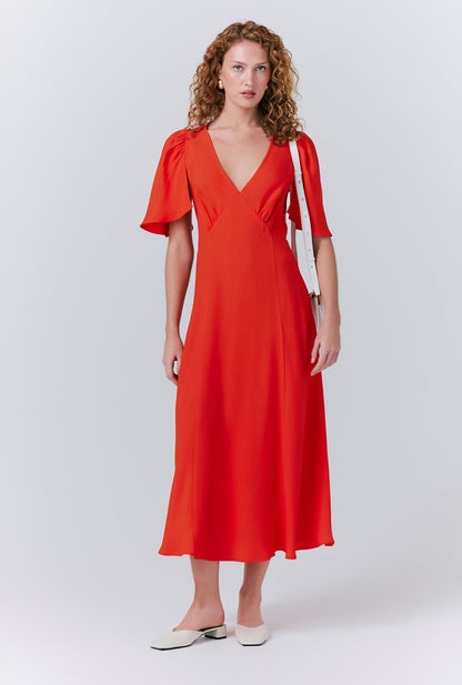 Sadie Crepe Midi Dress