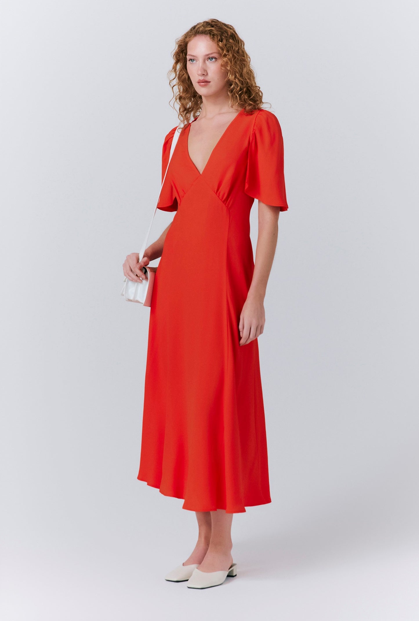 Sadie Crepe Midi Dress
