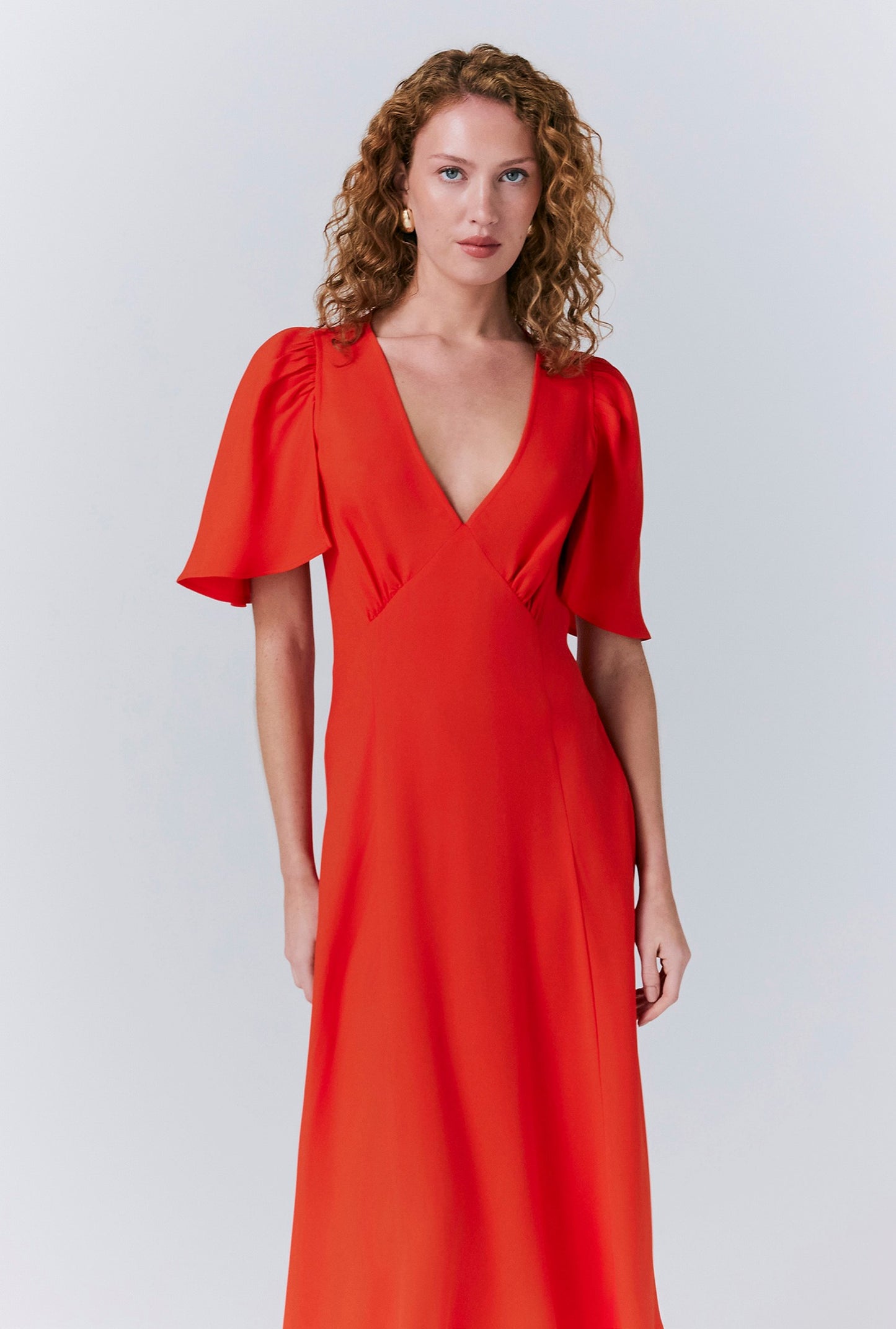 Sadie Crepe Midi Dress