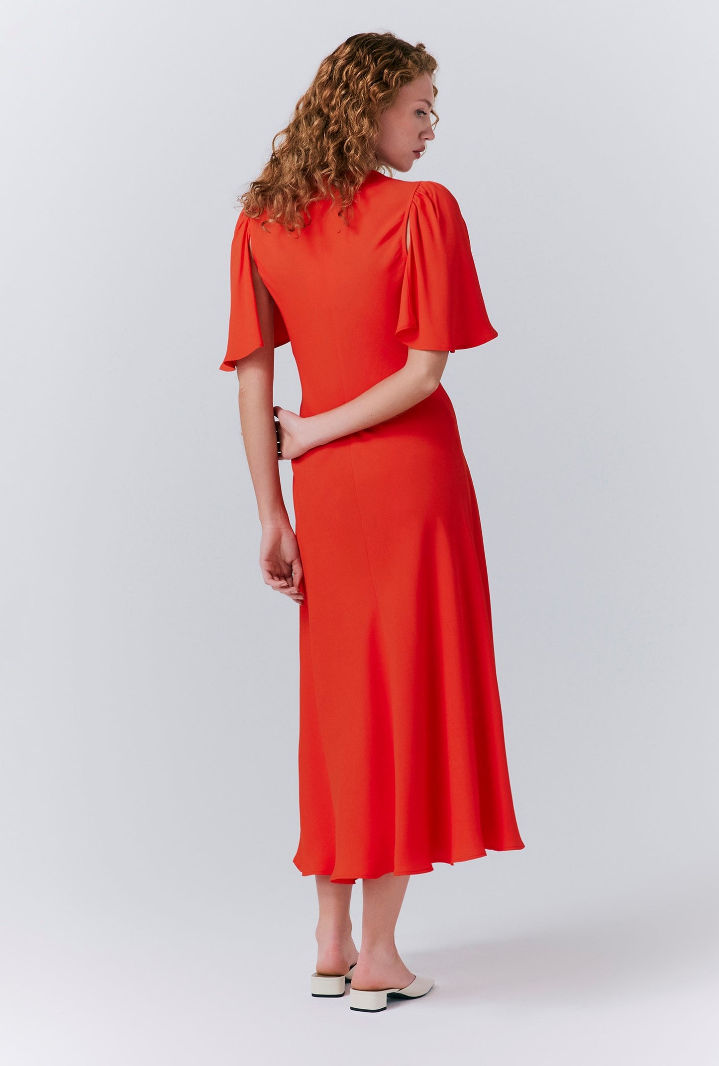 Sadie Crepe Midi Dress