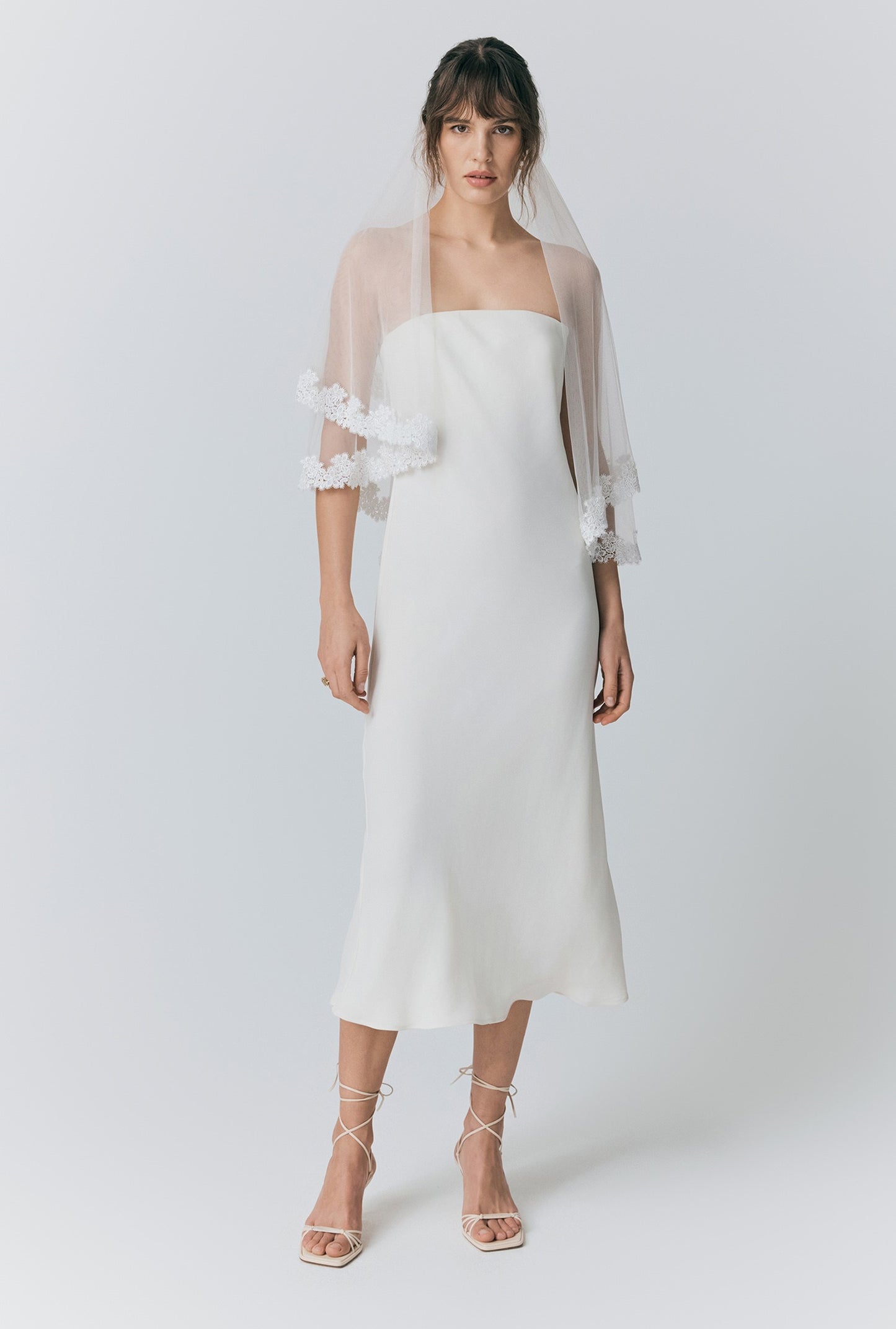 Juliette Crepe Strapless Dress