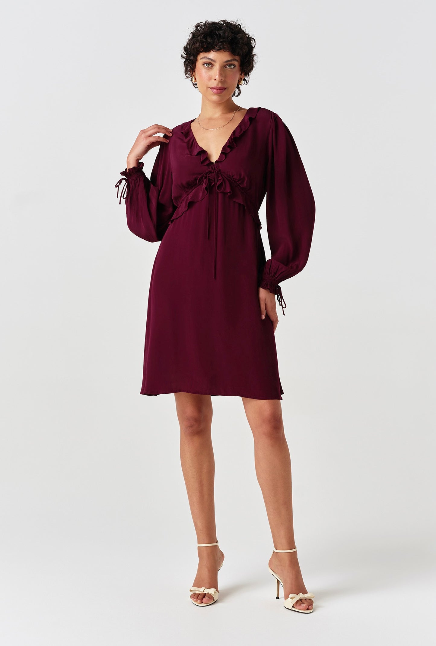 Billie Crepe Short Dress