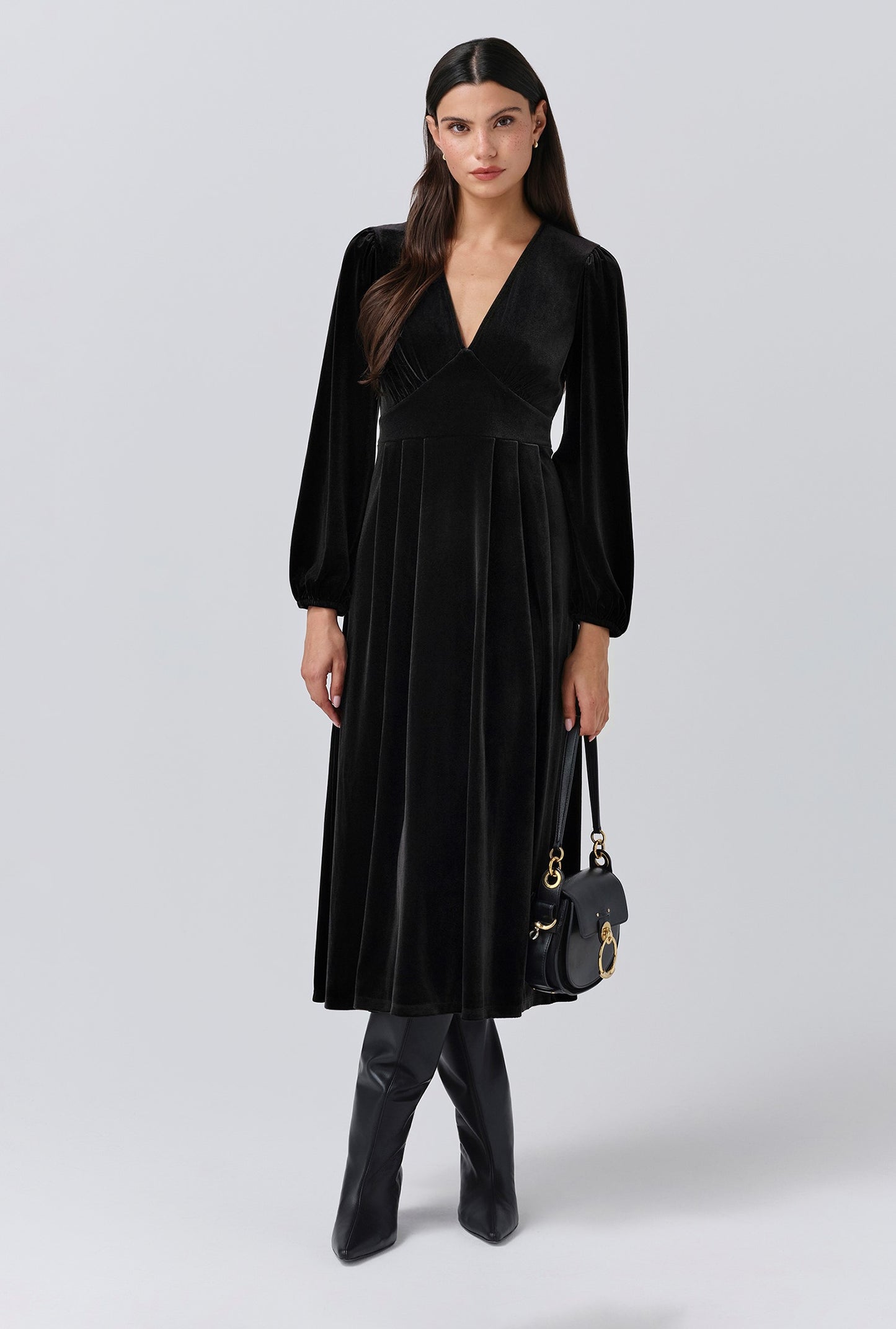 Kimberley Velvet Midi Dress