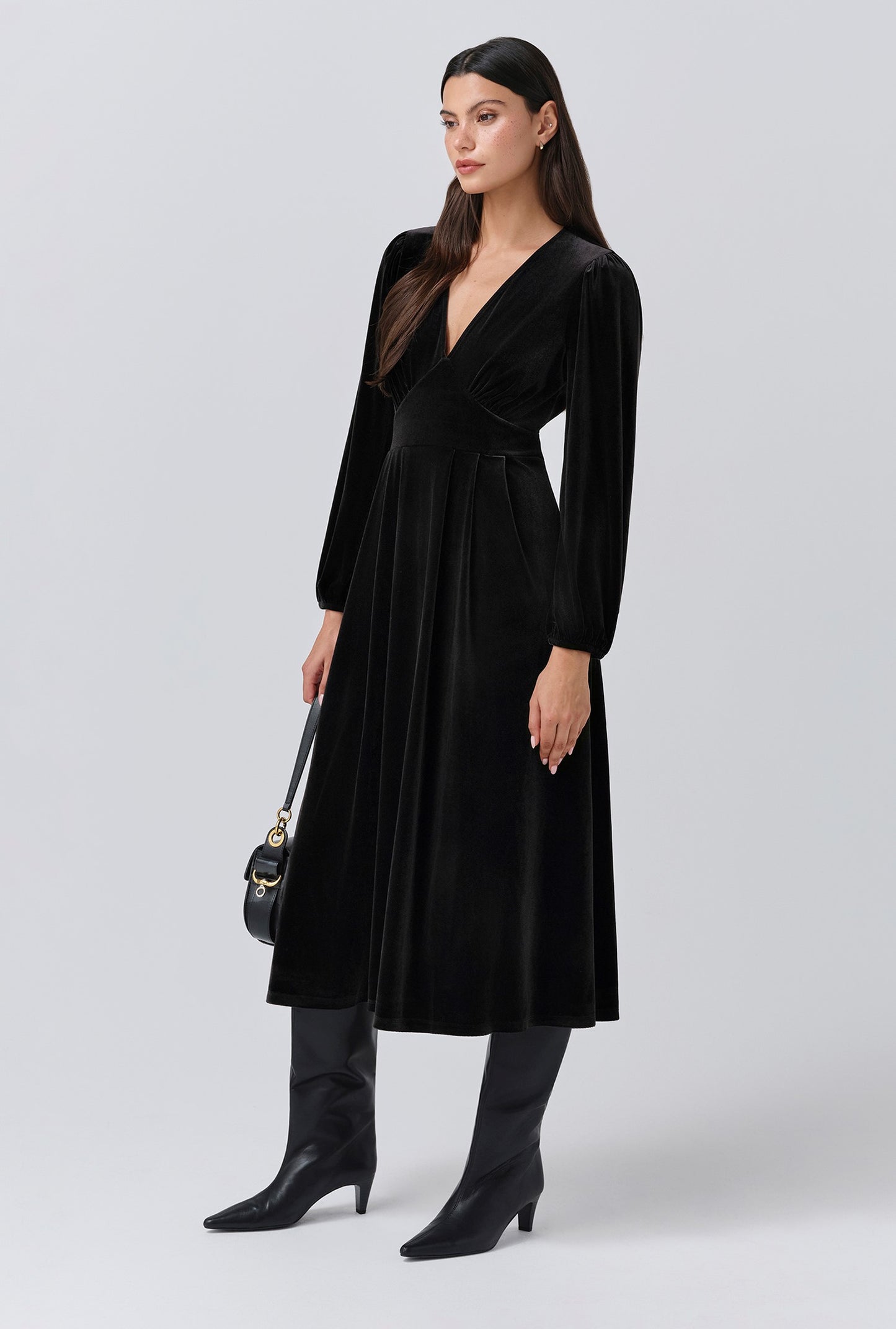 Kimberley Velvet Midi Dress