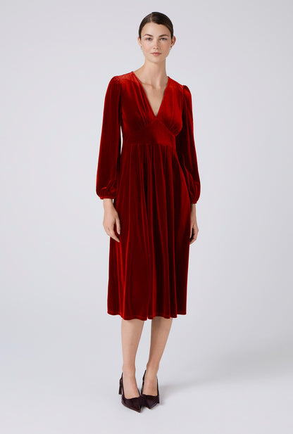 Kimberley Velvet Midi Dress