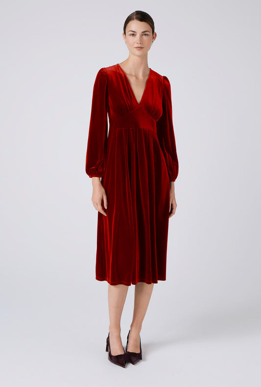 Kimberley Velvet Midi Dress