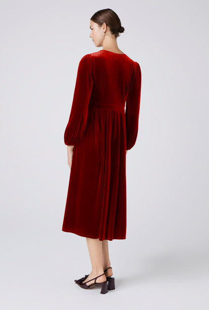 Kimberley Velvet Midi Dress