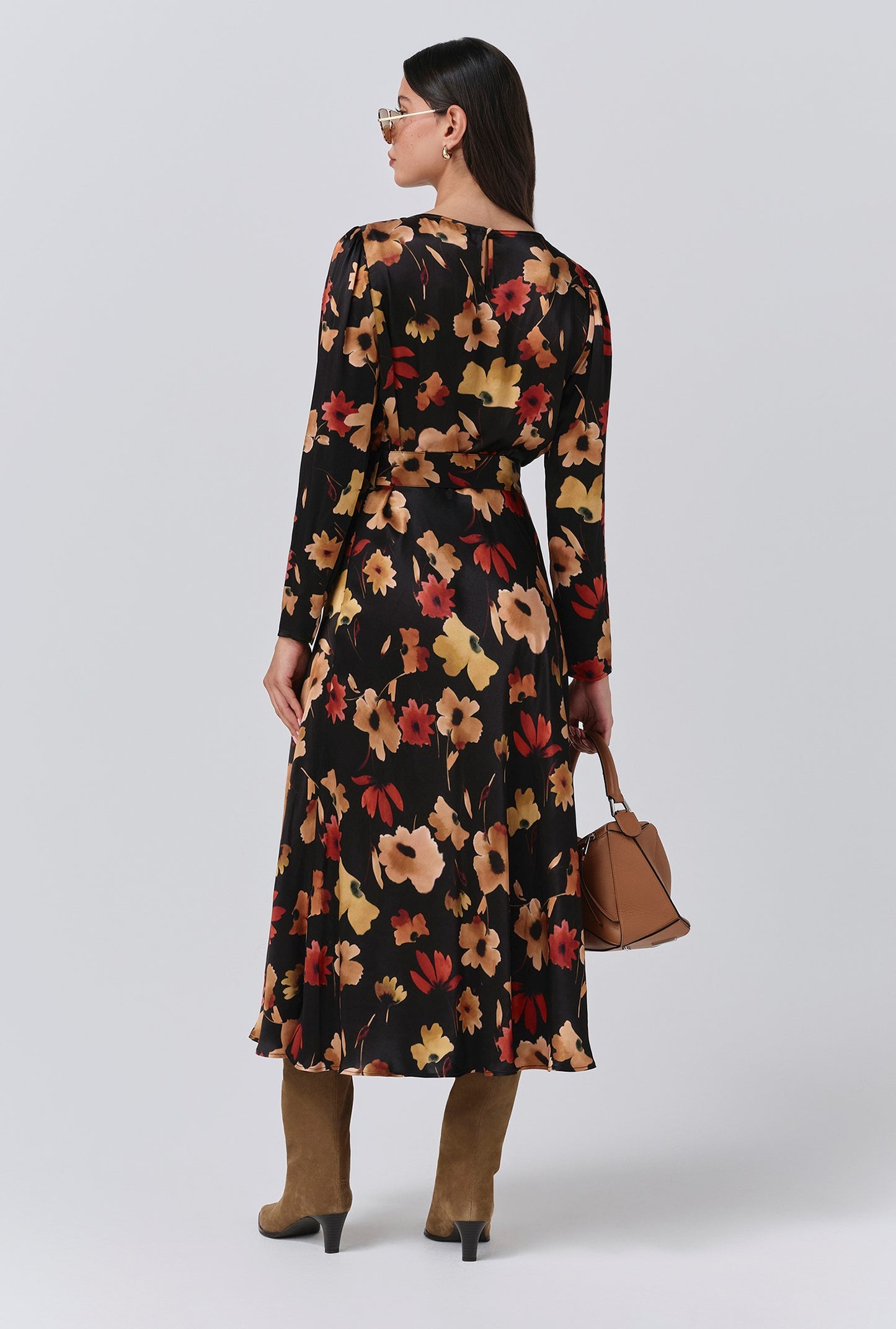Sophia Floral Midi Dress