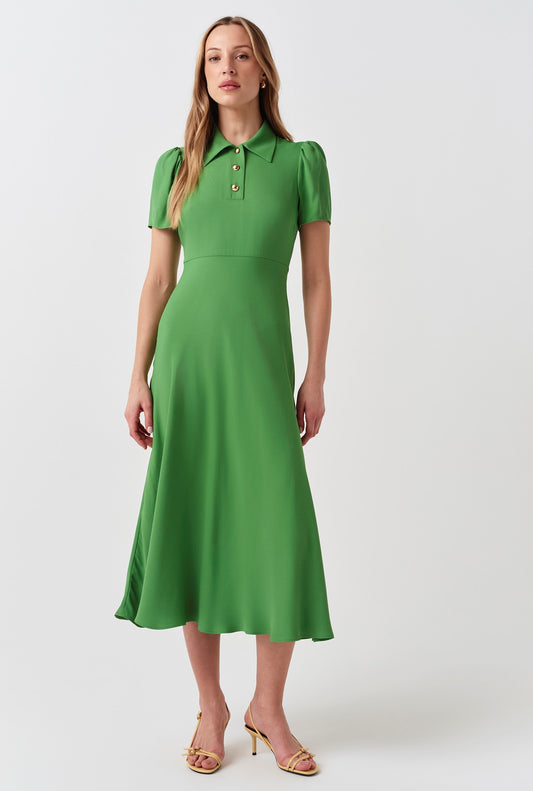Verity Crepe Midi Dress