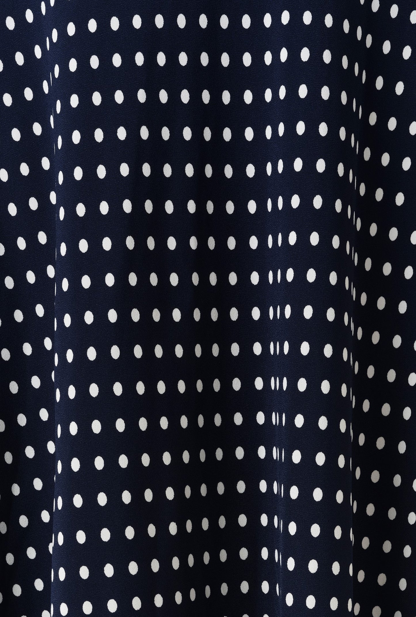 Wilma Polka Dot Collared Midi Dress