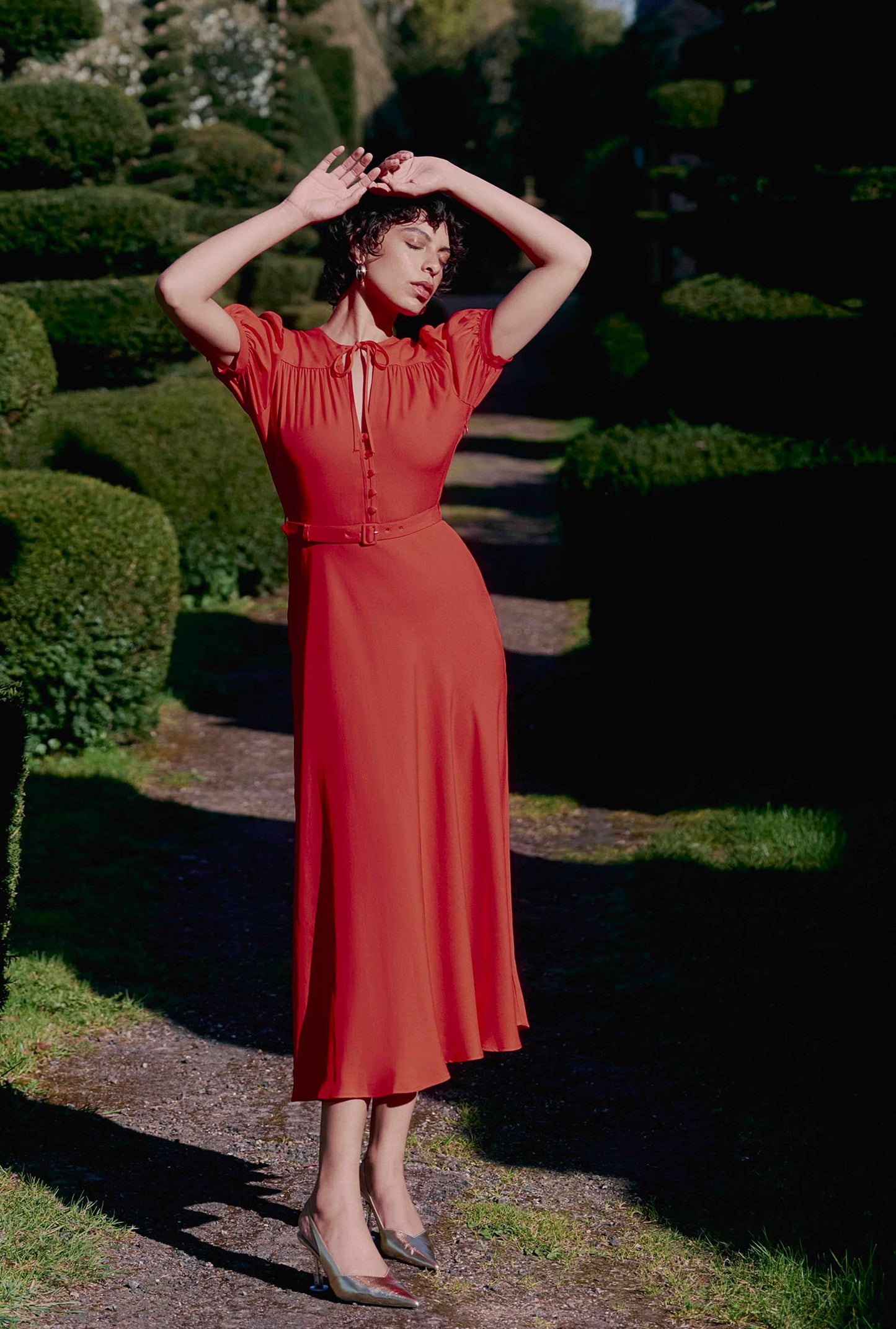 Florence Crepe Midi Dress