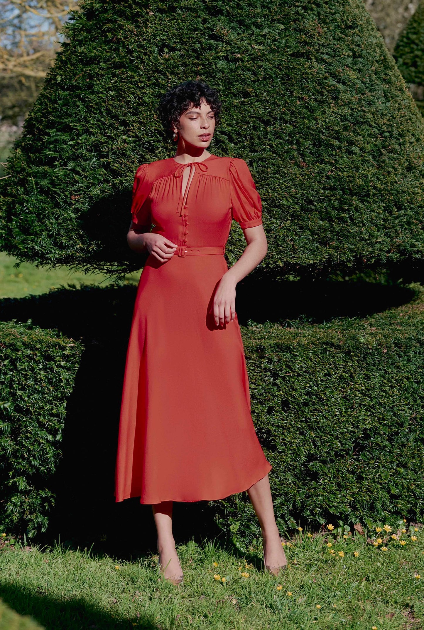 Florence Crepe Midi Dress