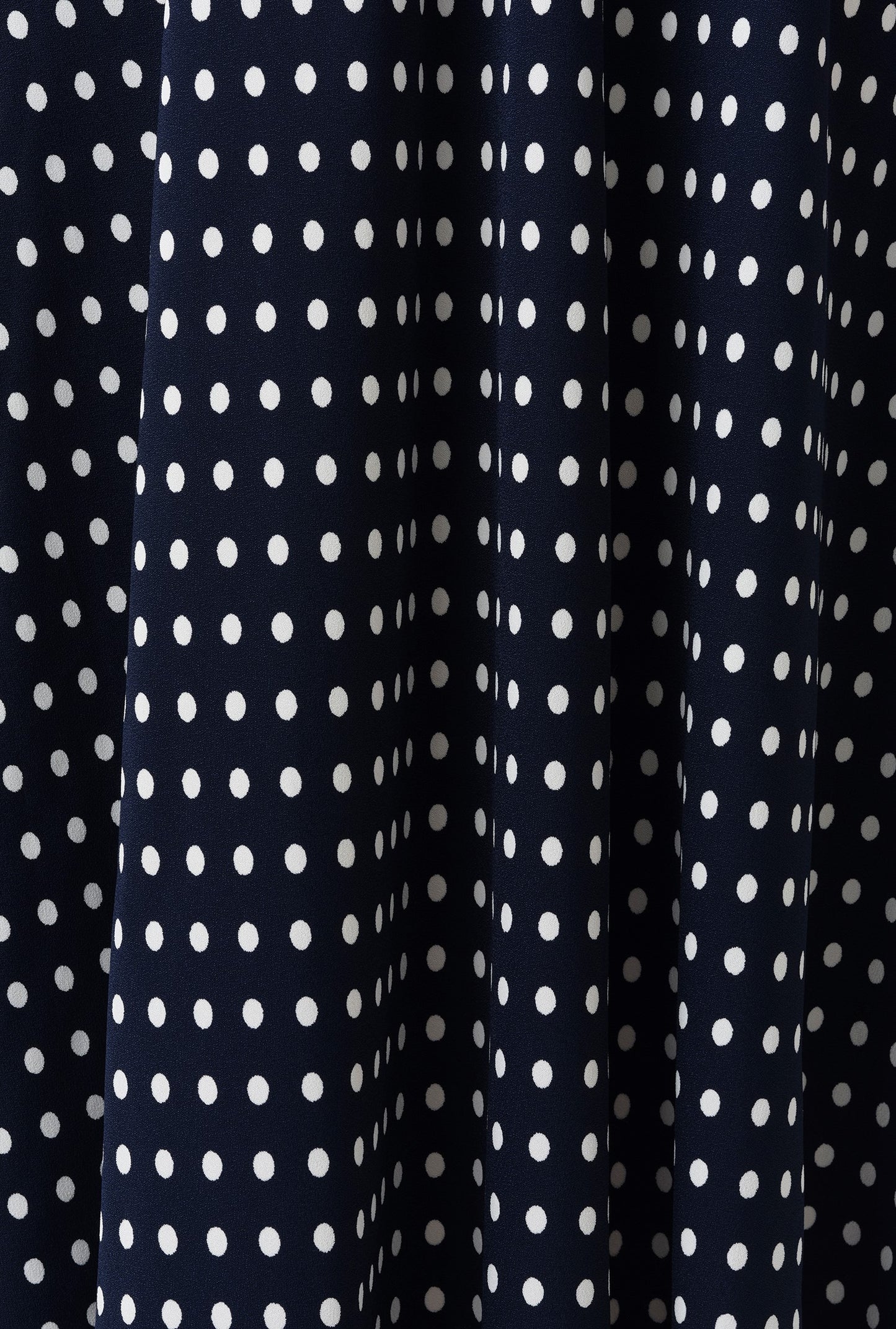 Louisa Polka Dot Tie Front Midi Dress