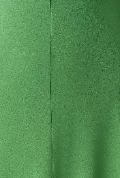 Mia Crepe V Neck Midi Dress