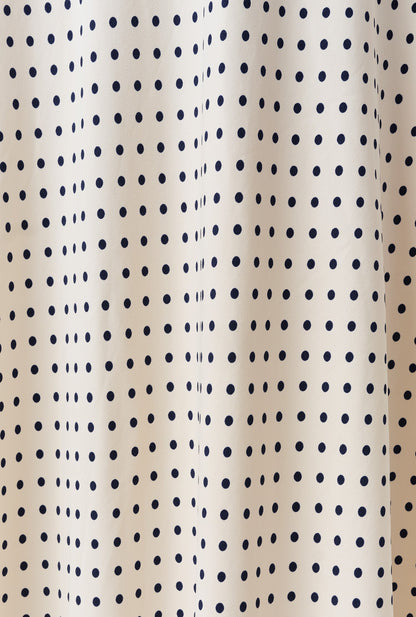 Maryam Polka Dot Crepe Midi Dress