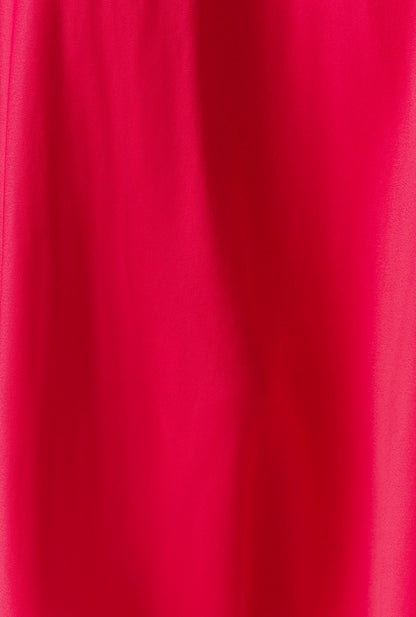 Alessia Picot V-Neck Satin Midi Dress