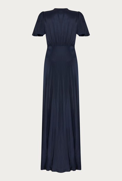 Delphine Satin Maxi Dress