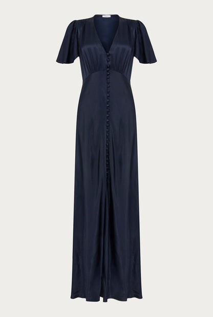 Delphine Satin Maxi Dress