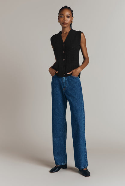 Brettia Sleeveless Knitted Waistcoat
