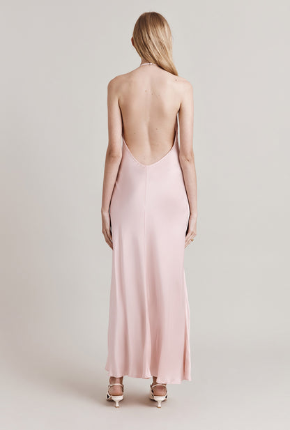 Chloe Satin Midi Slip Dress