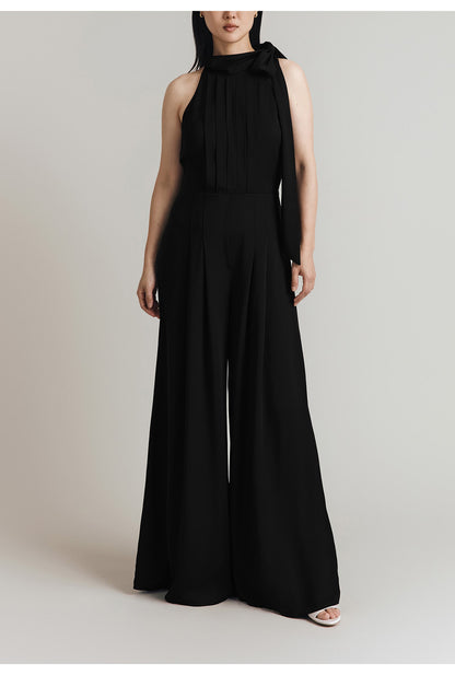Myla Crepe Halter Neck Jumpsuit