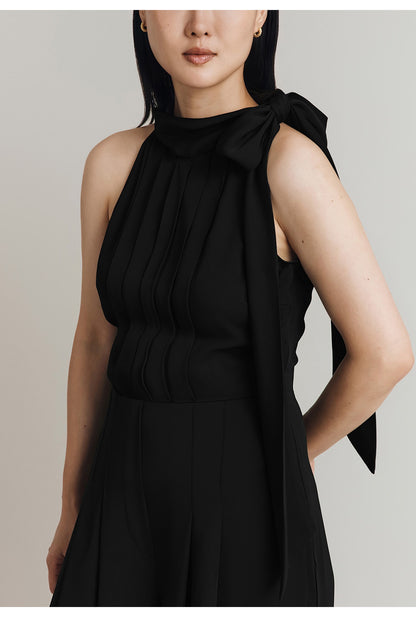 Myla Crepe Halter Neck Jumpsuit