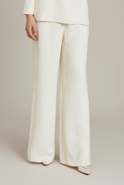 Alexa Crepe Wide Leg Trousers